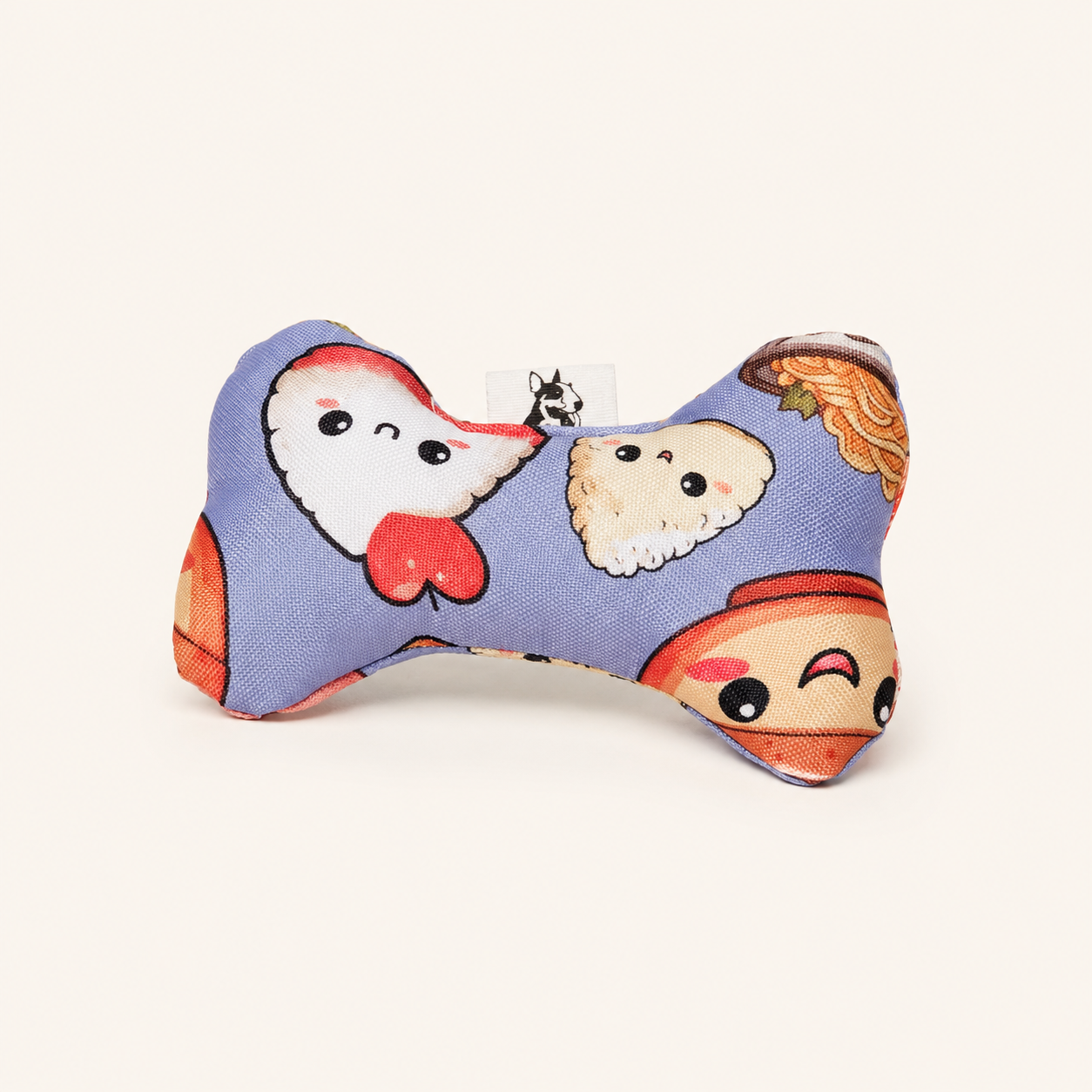 Huesito de peluche artesanal
