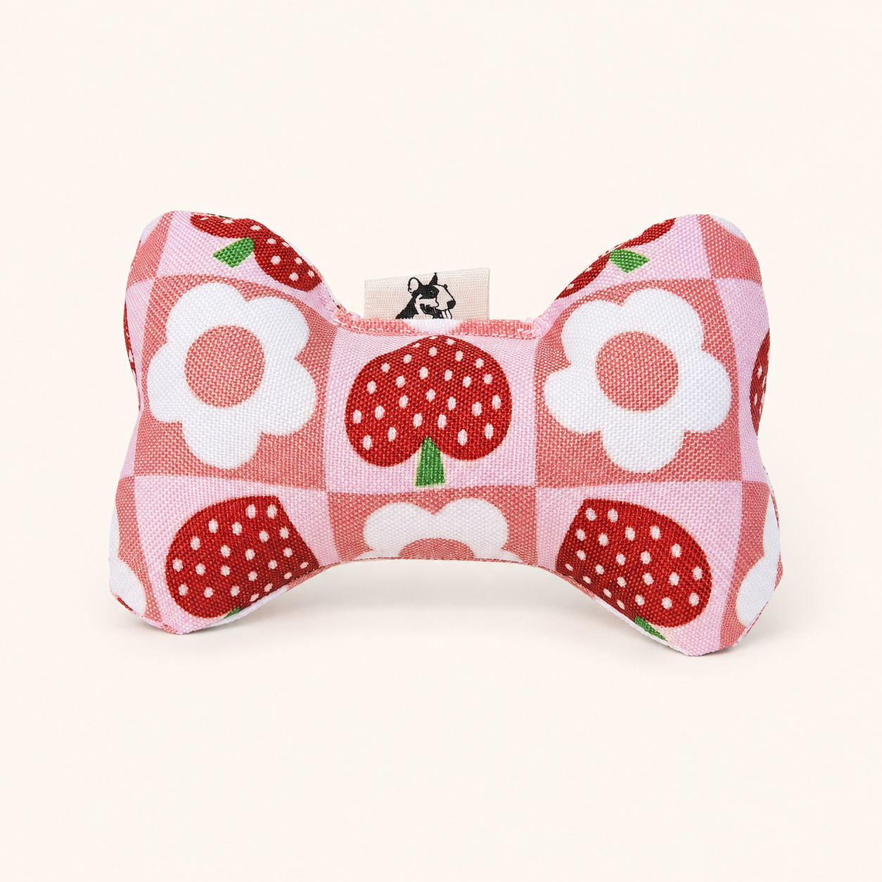 Huesito de peluche artesanal